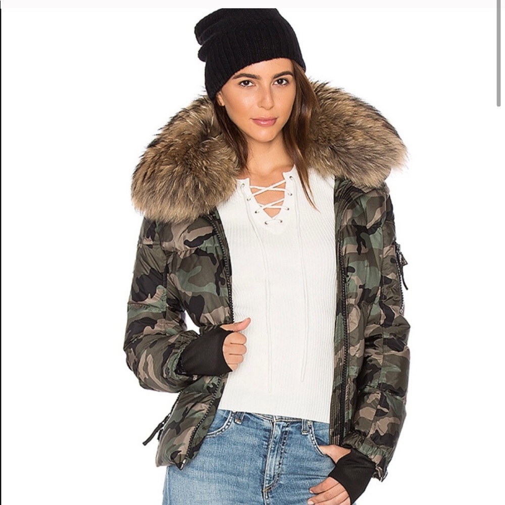 SAM Camo Fur Jacket